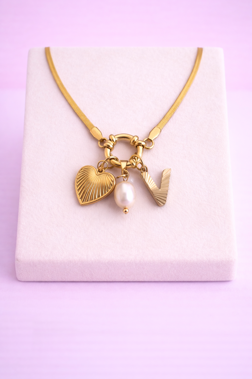 Initial Charm Necklaces