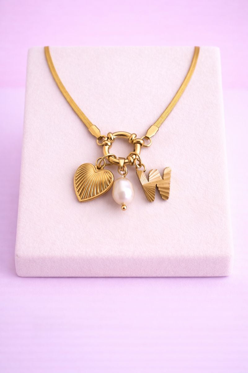 Initial Charm Necklaces