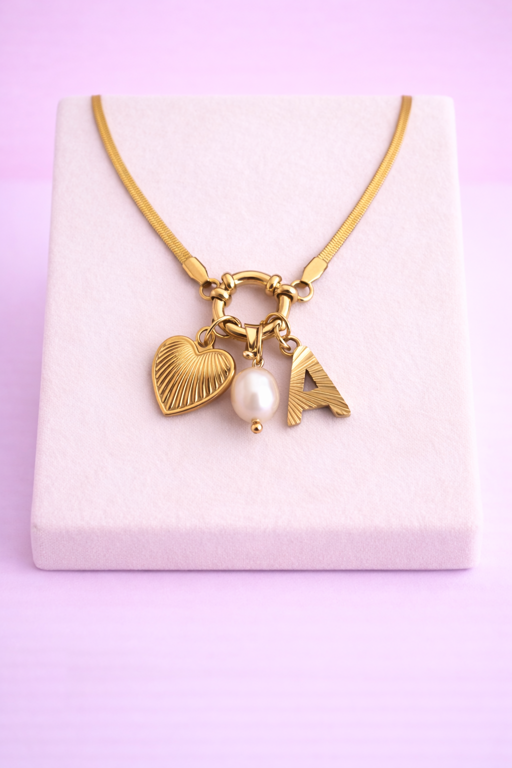 Initial Charm Necklaces