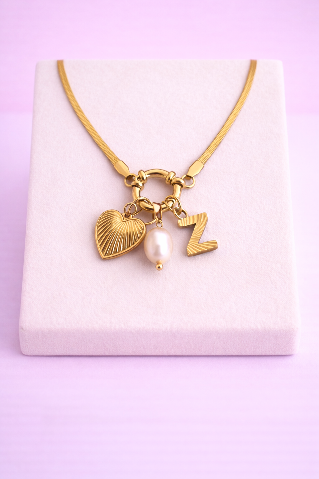 Initial Charm Necklaces