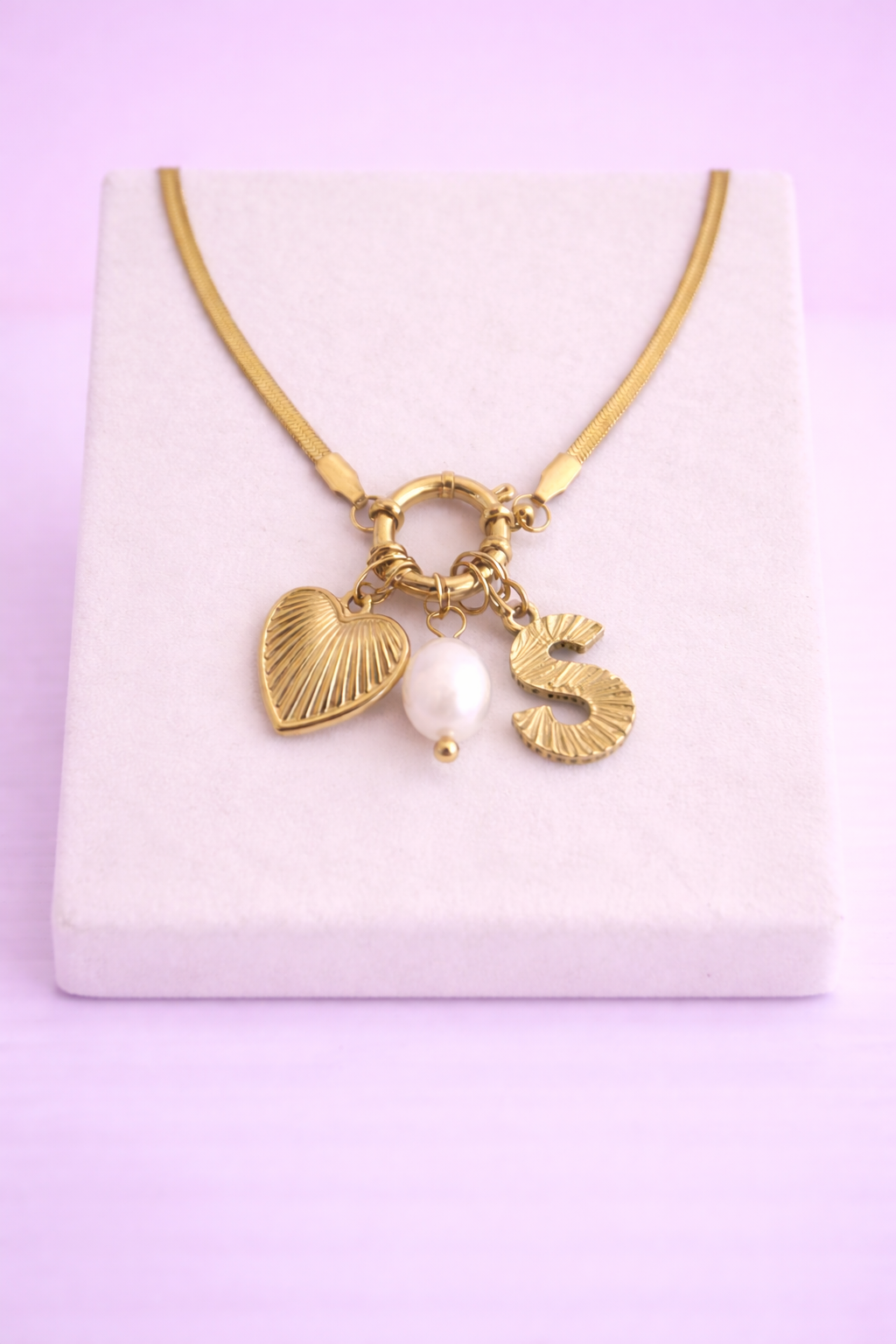 Initial Charm Necklaces