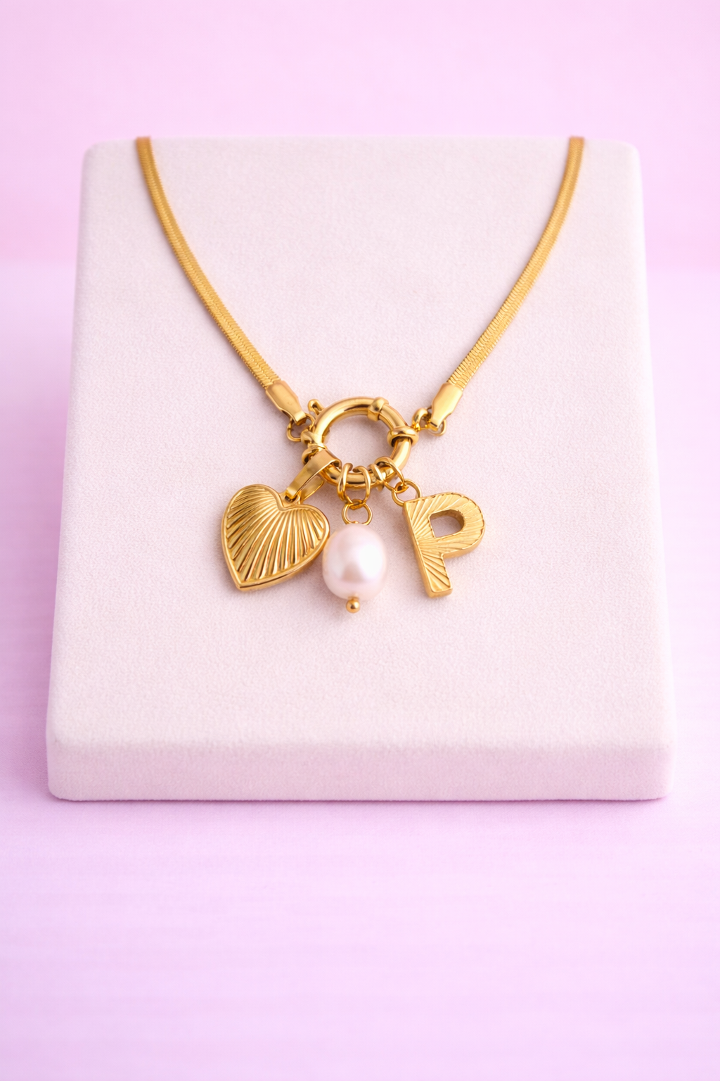 Initial Charm Necklaces