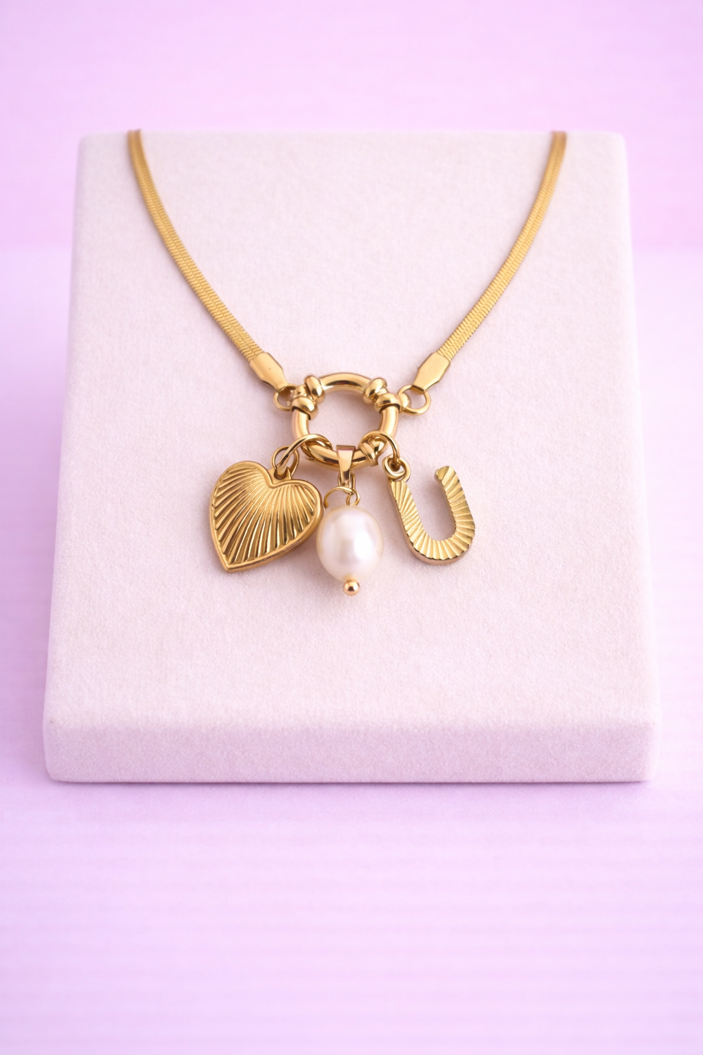 Initial Charm Necklaces