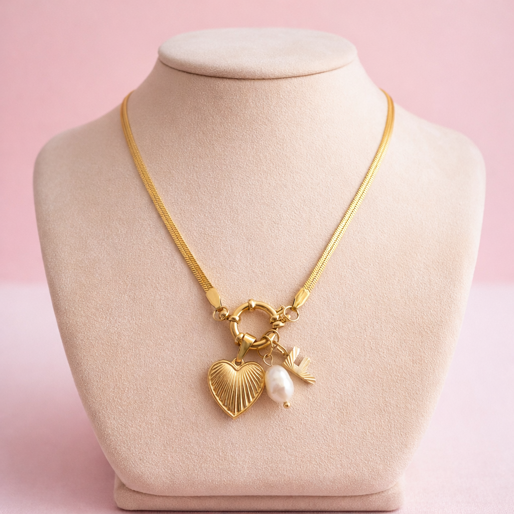 Initial Charm Necklaces