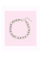 Silver Twist Link Bracelet
