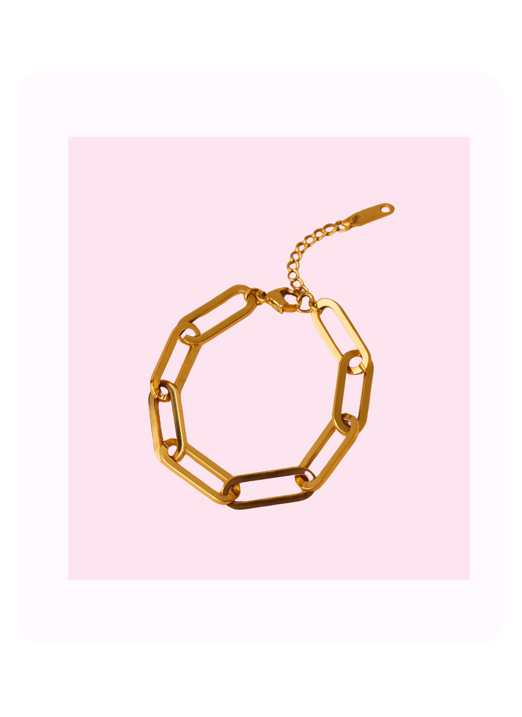 Bold Paperclip Bracelet