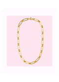 Paper Clip Statement Necklace