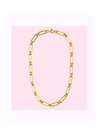 Paper Clip Statement Necklace