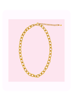 Golden Oval Necklaces