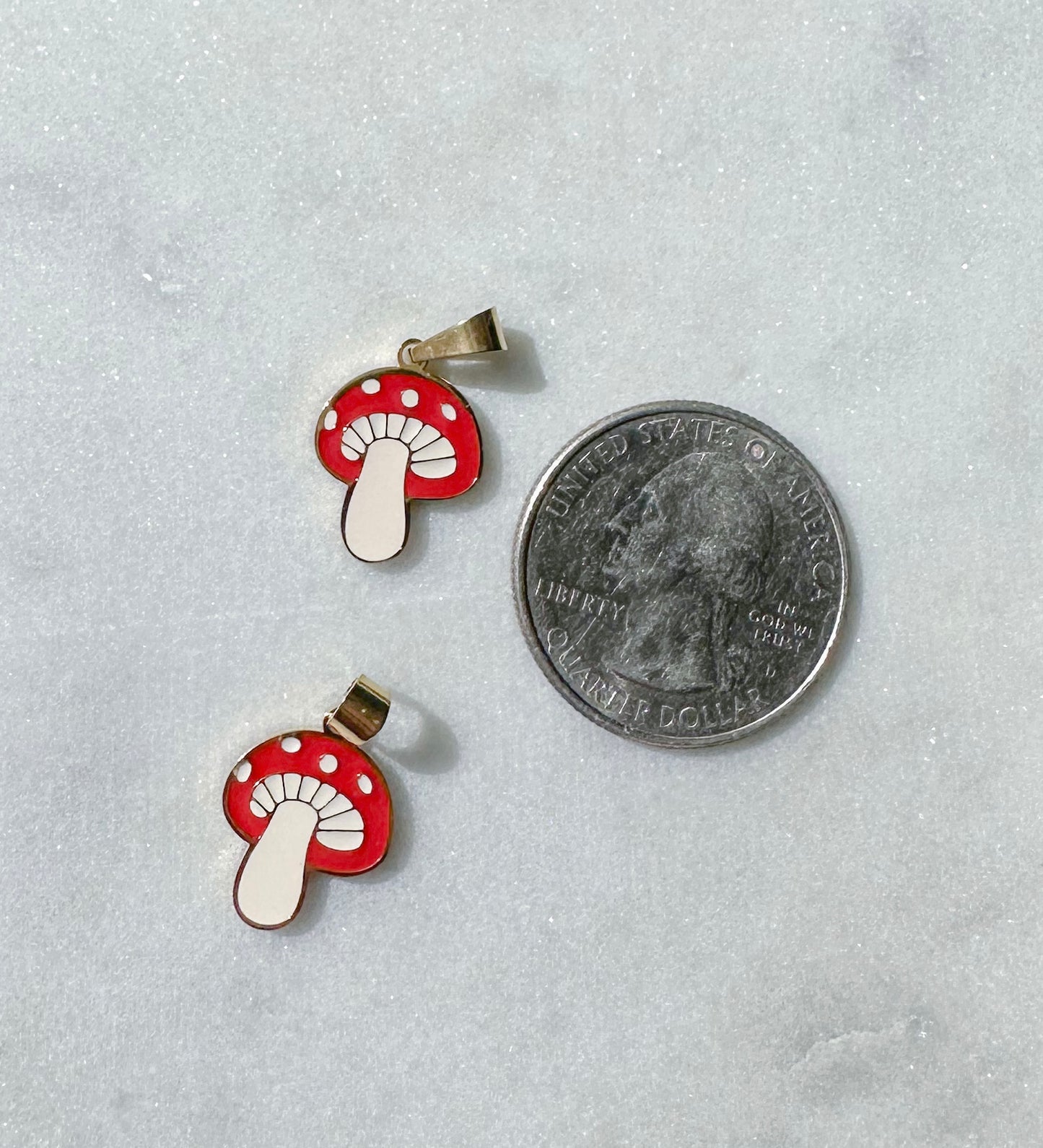 Red Mushroom charm