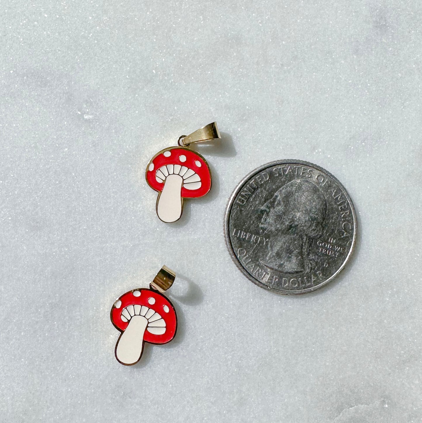 Red Mushroom charm