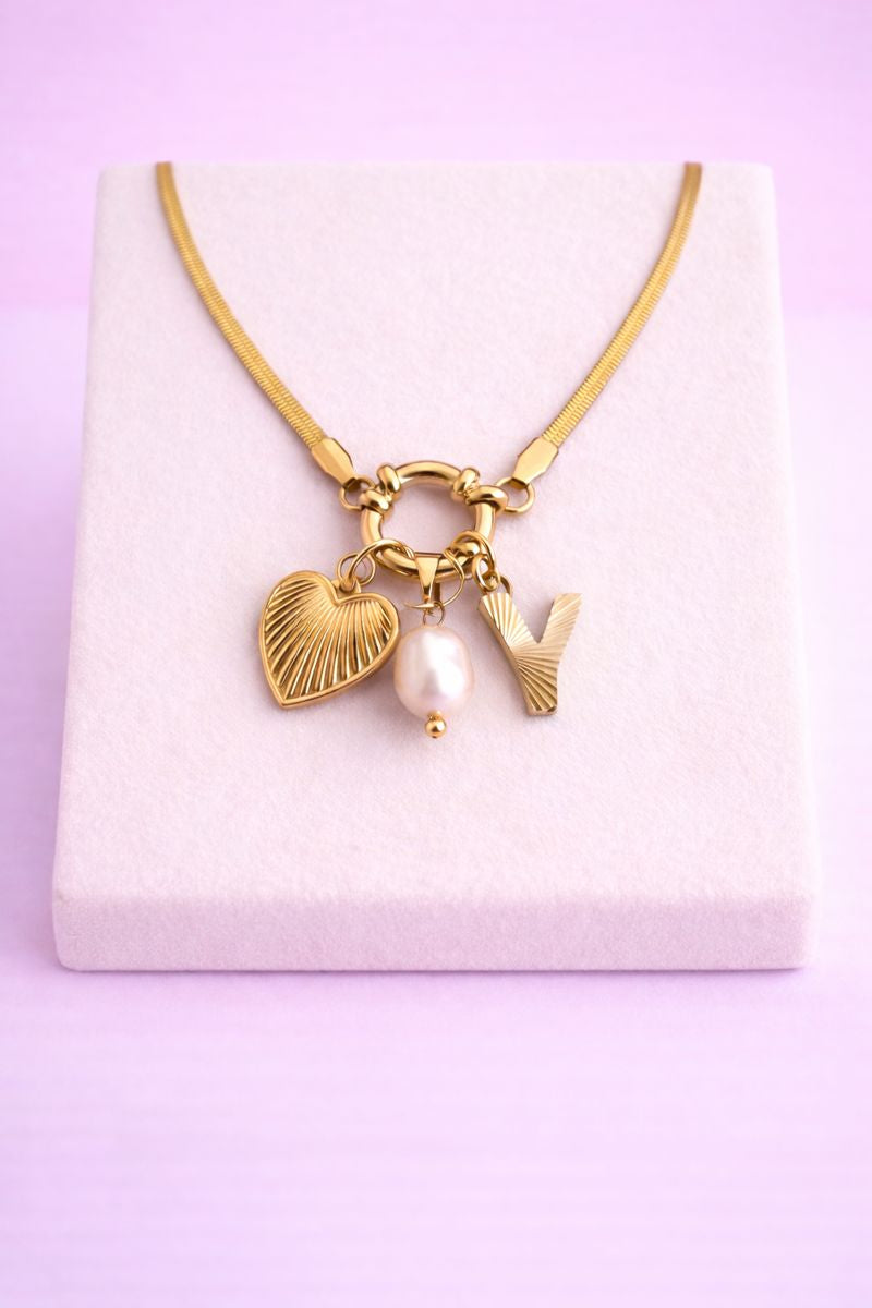 Initial Charm Necklaces