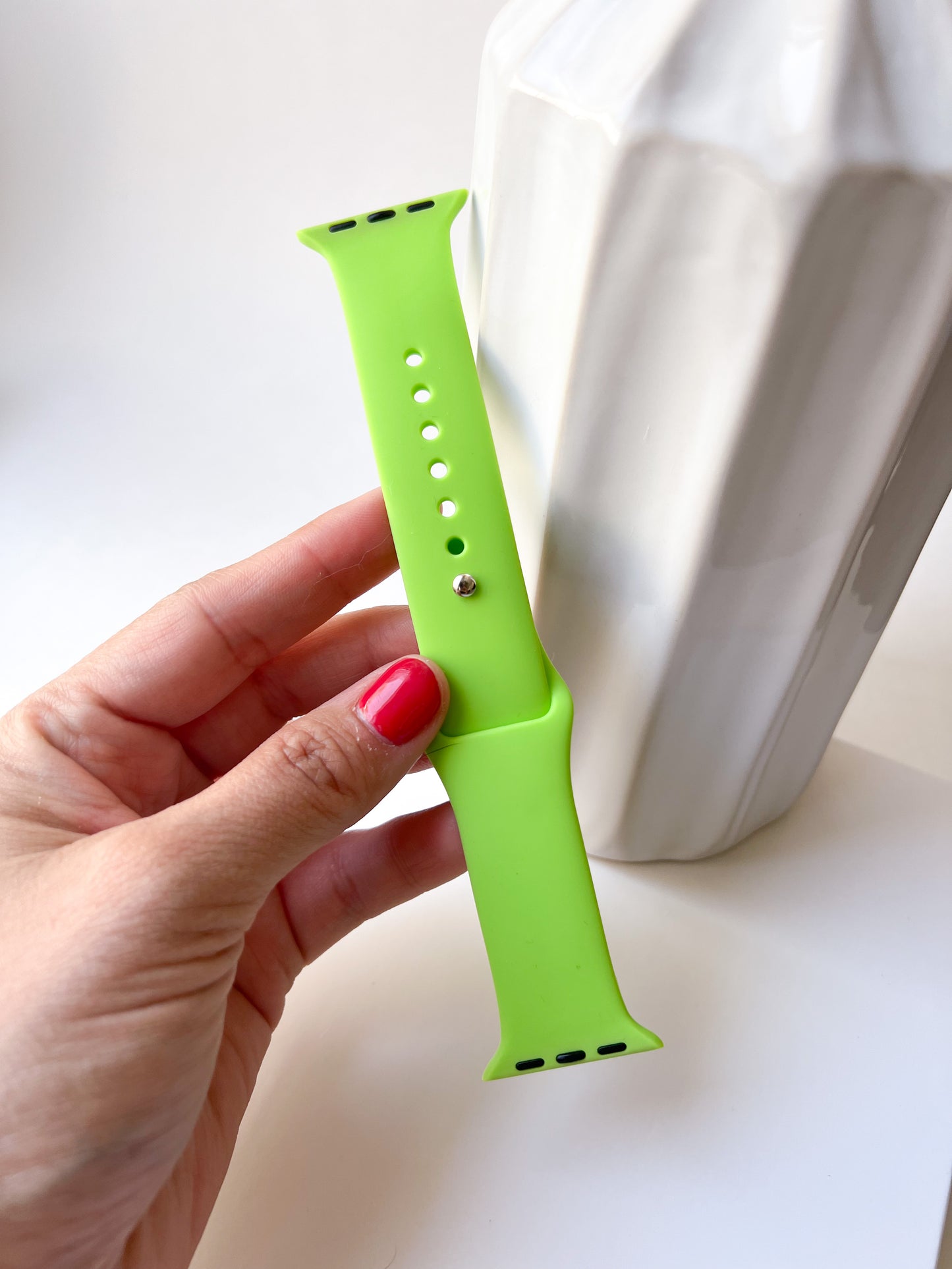 Green Silicon Apple Band