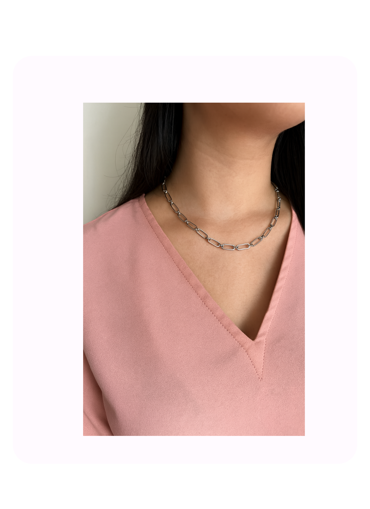 Clip Silver Necklaces