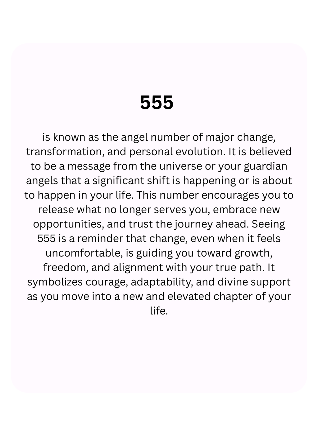 Embrace 555 Necklace