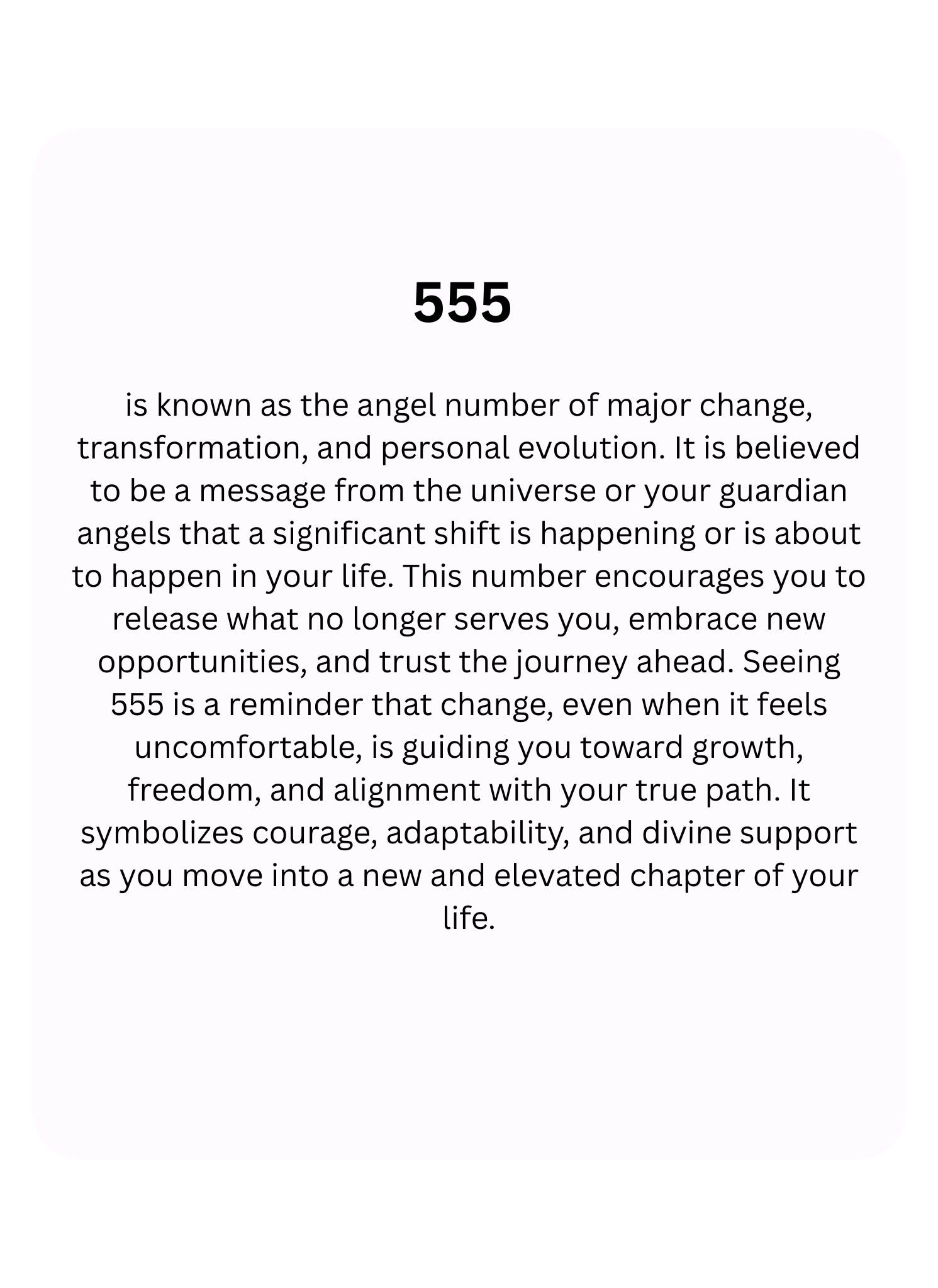 Embrace 555 Necklace