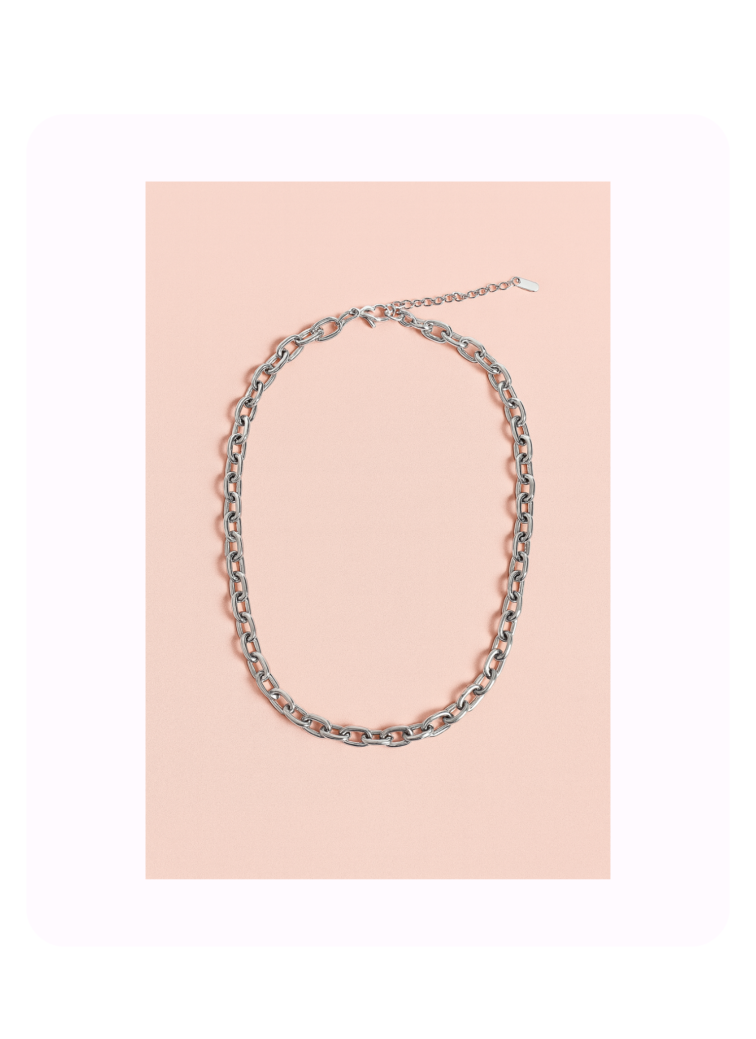 Silver Oval Necklaces