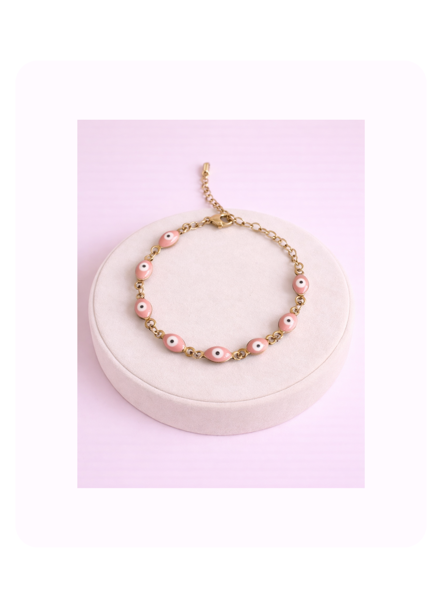 Pink Eye Bracelet