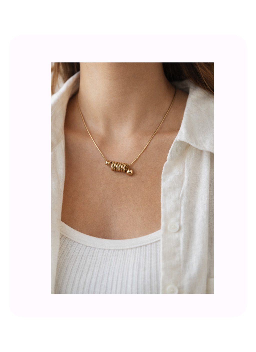 Golden Coil Necklace