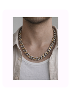 Mixed Metal Curb Necklace