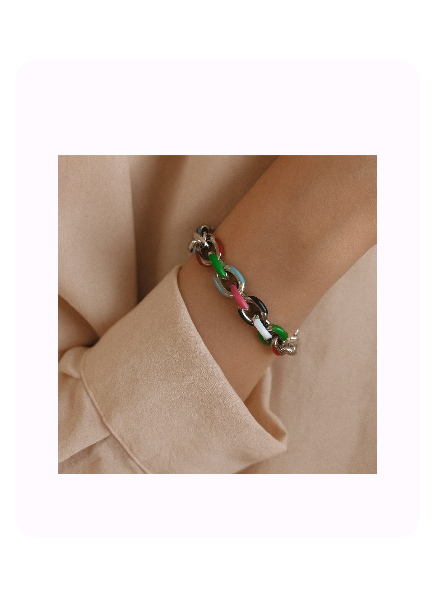 Color Silver Bracelet