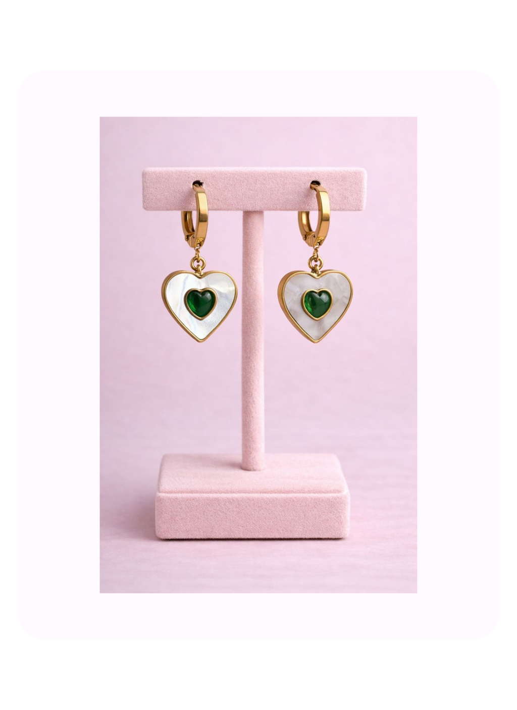 Emerald Heart of Pearl