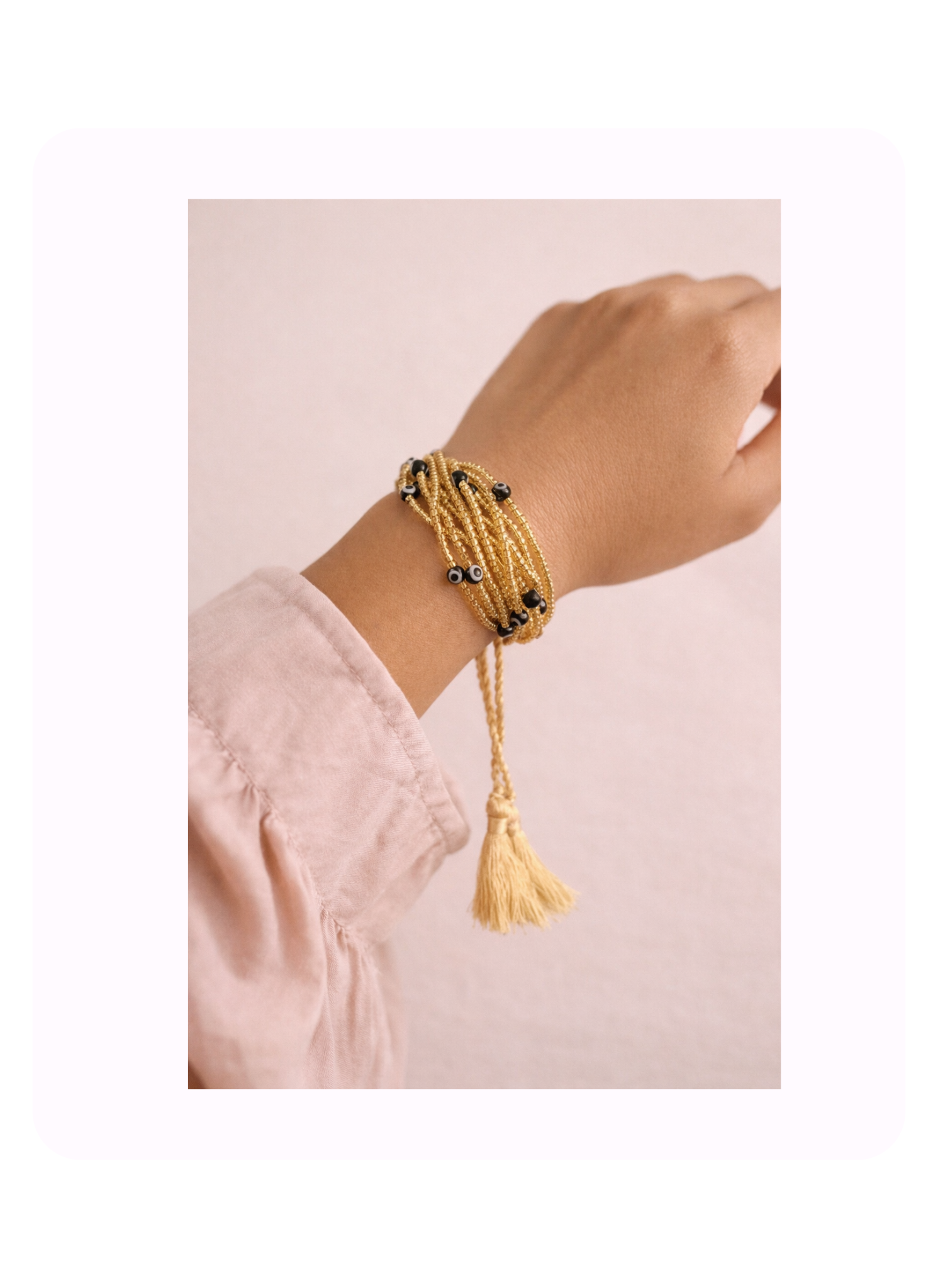 Noir & Gold Bracelet