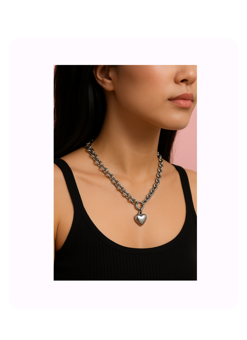 Heart Chain Necklace