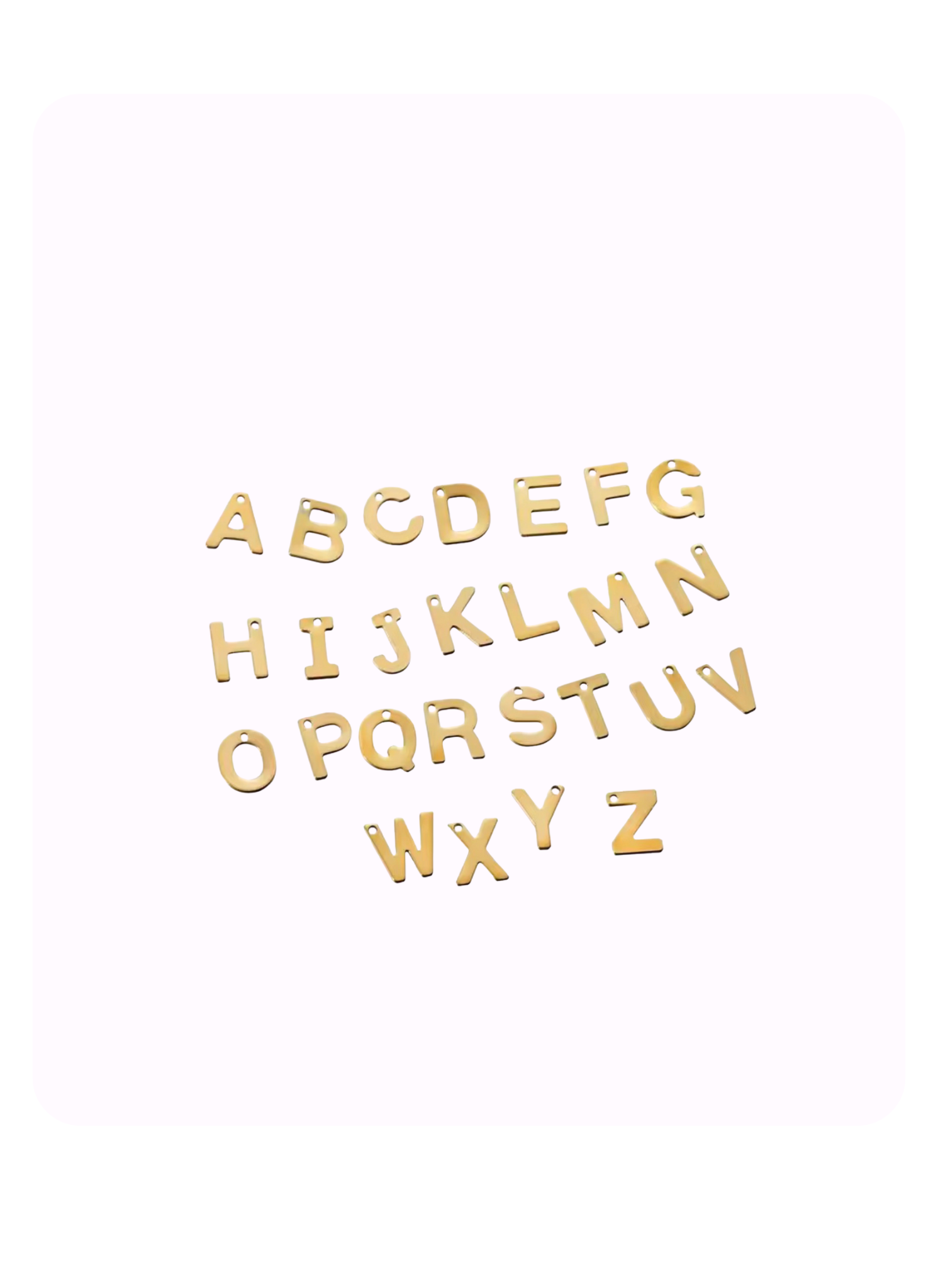 Gold letter