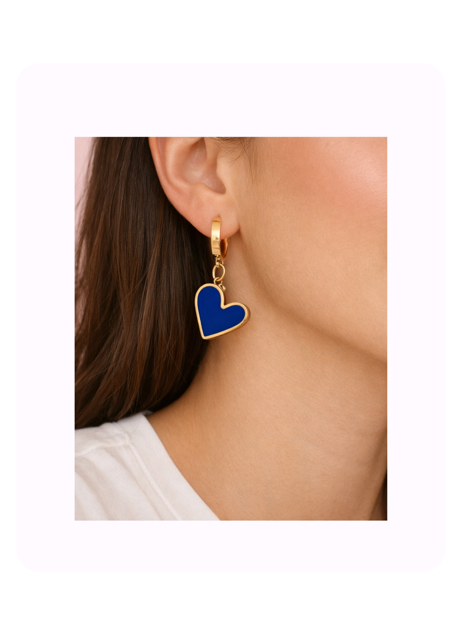 Royal Blue Heart Huggies