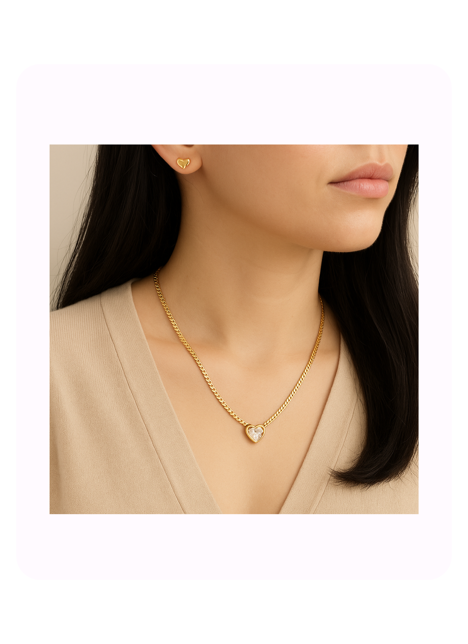 Golden Heart Duo Set