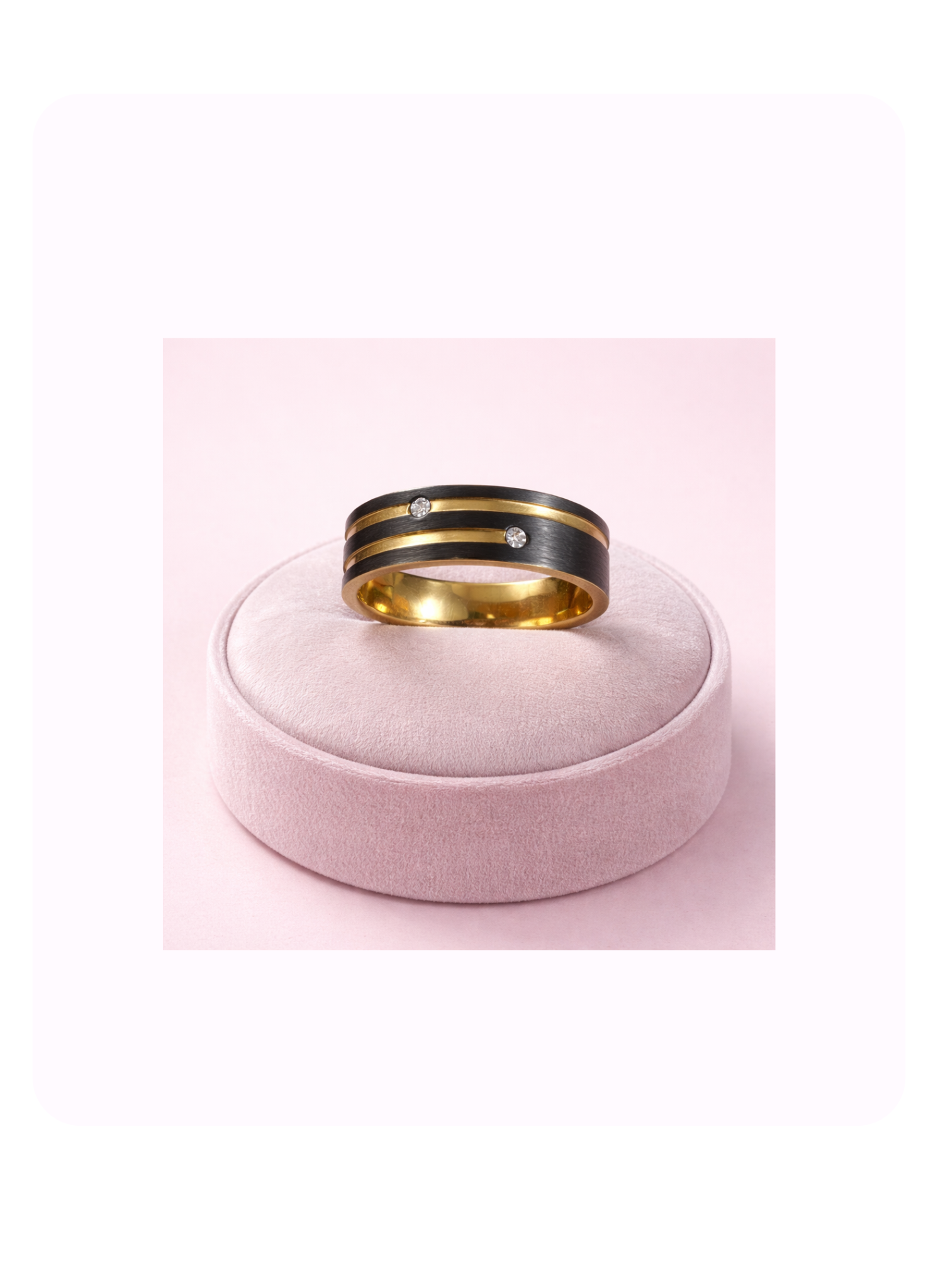 Obsidian Unisex Ring