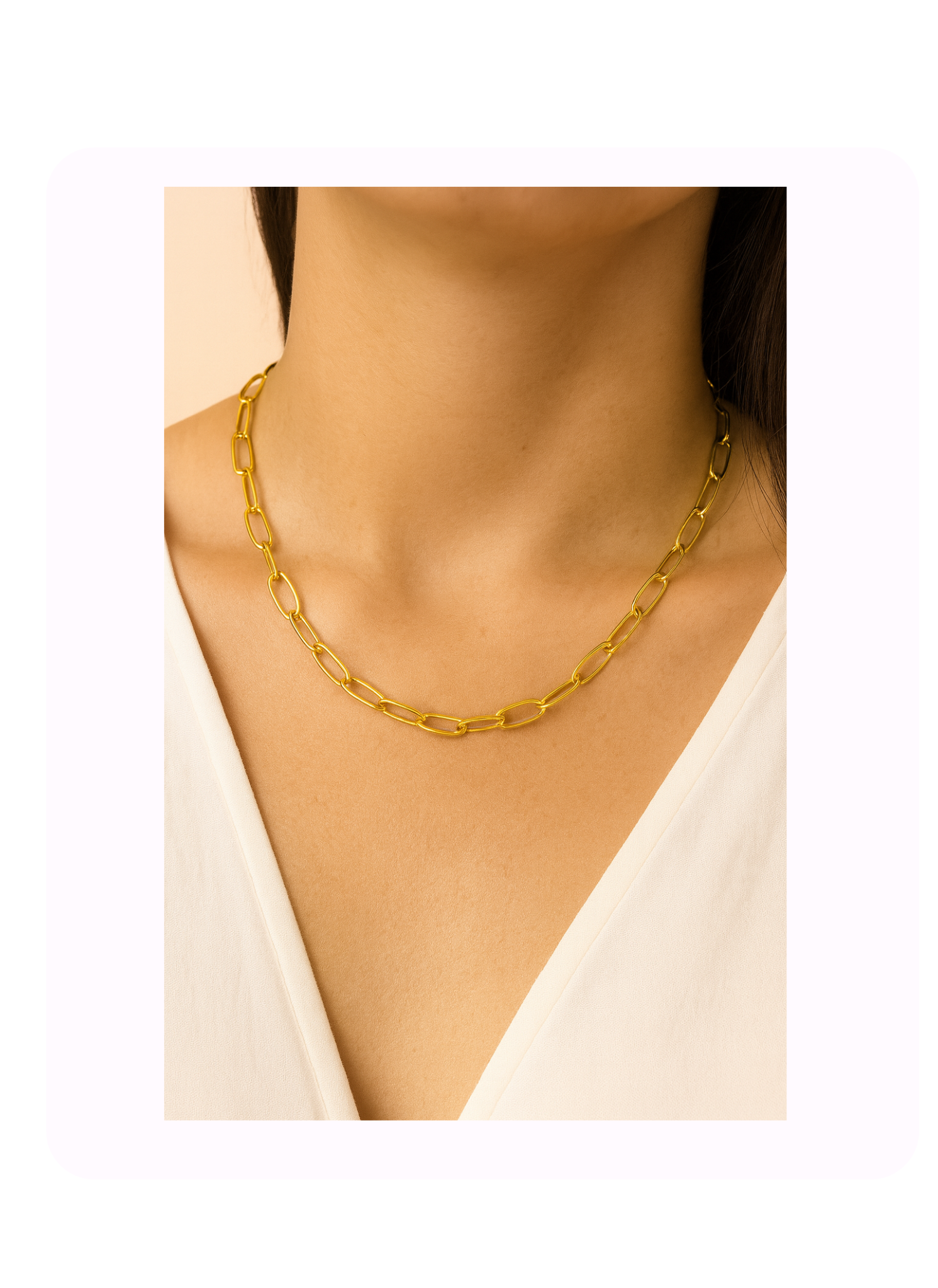 Paper clip necklaces