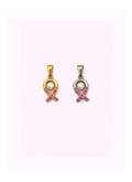Pink Ribbon Charm