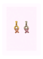 Pink Ribbon Charm