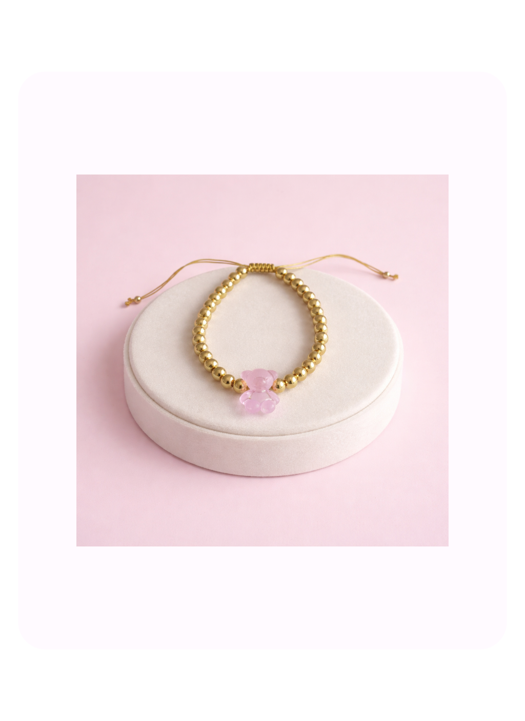 Blush Teddy Bracelet