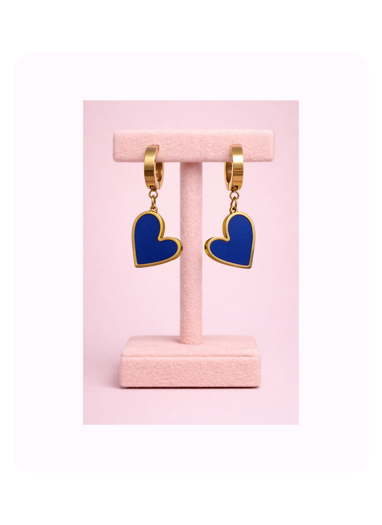 Royal Blue Heart Huggies