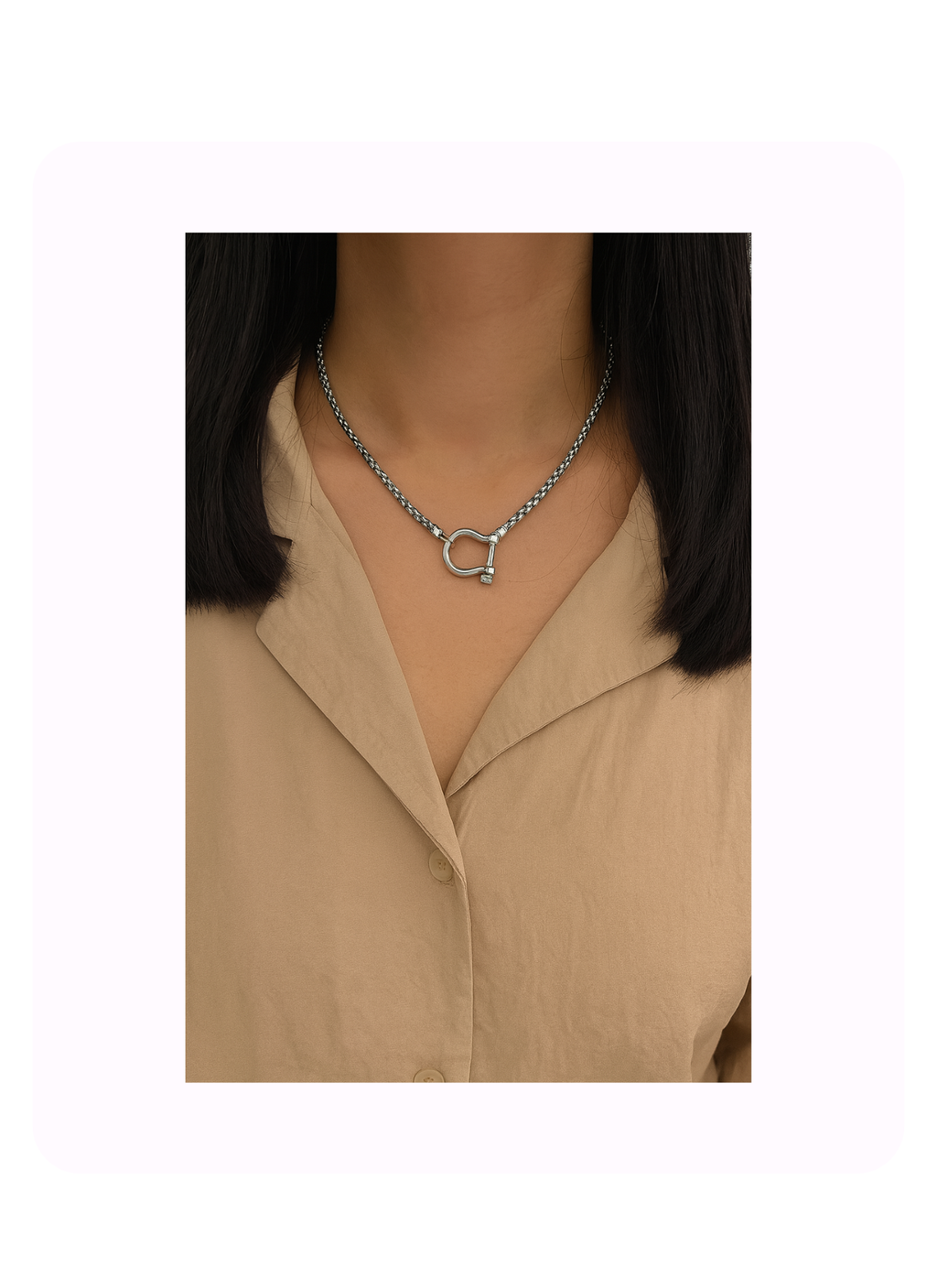 Signature Clasp Necklace