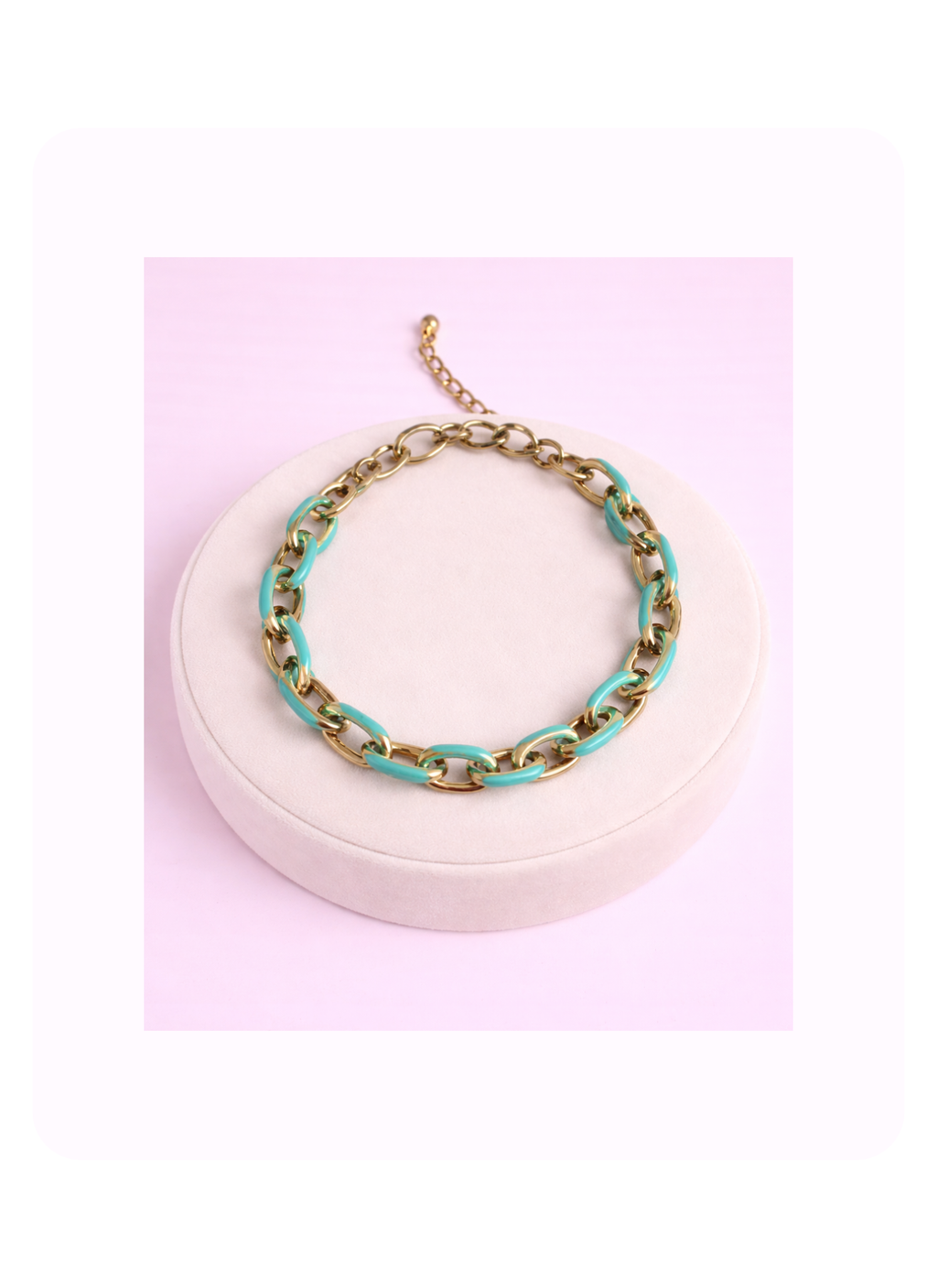 Mint Link Bracelet