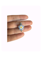 Blue Daisy Charm