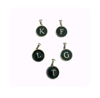 Black rounded Initial