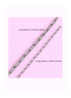 Paper clip silver bracelet