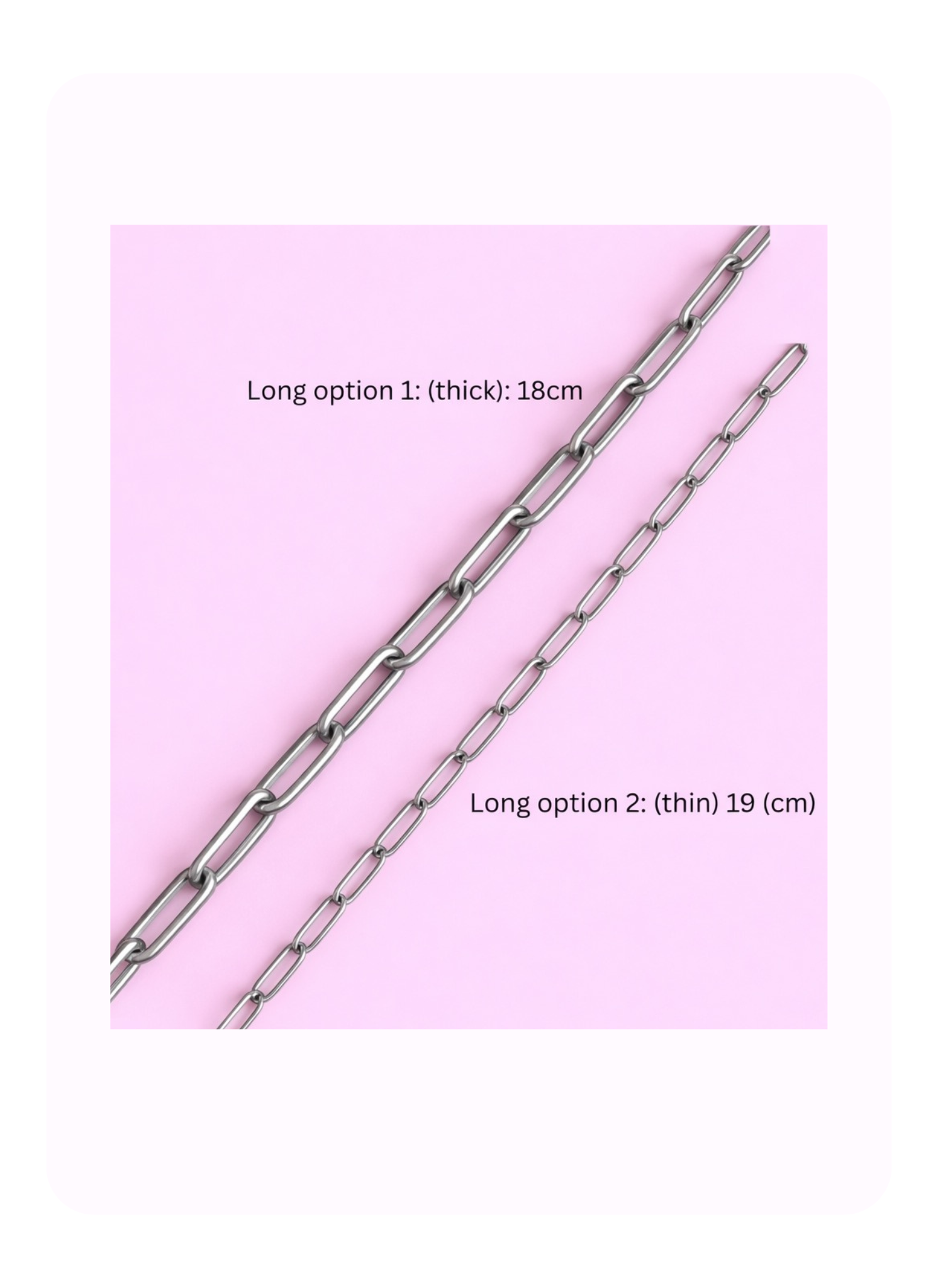 Paper clip silver bracelet