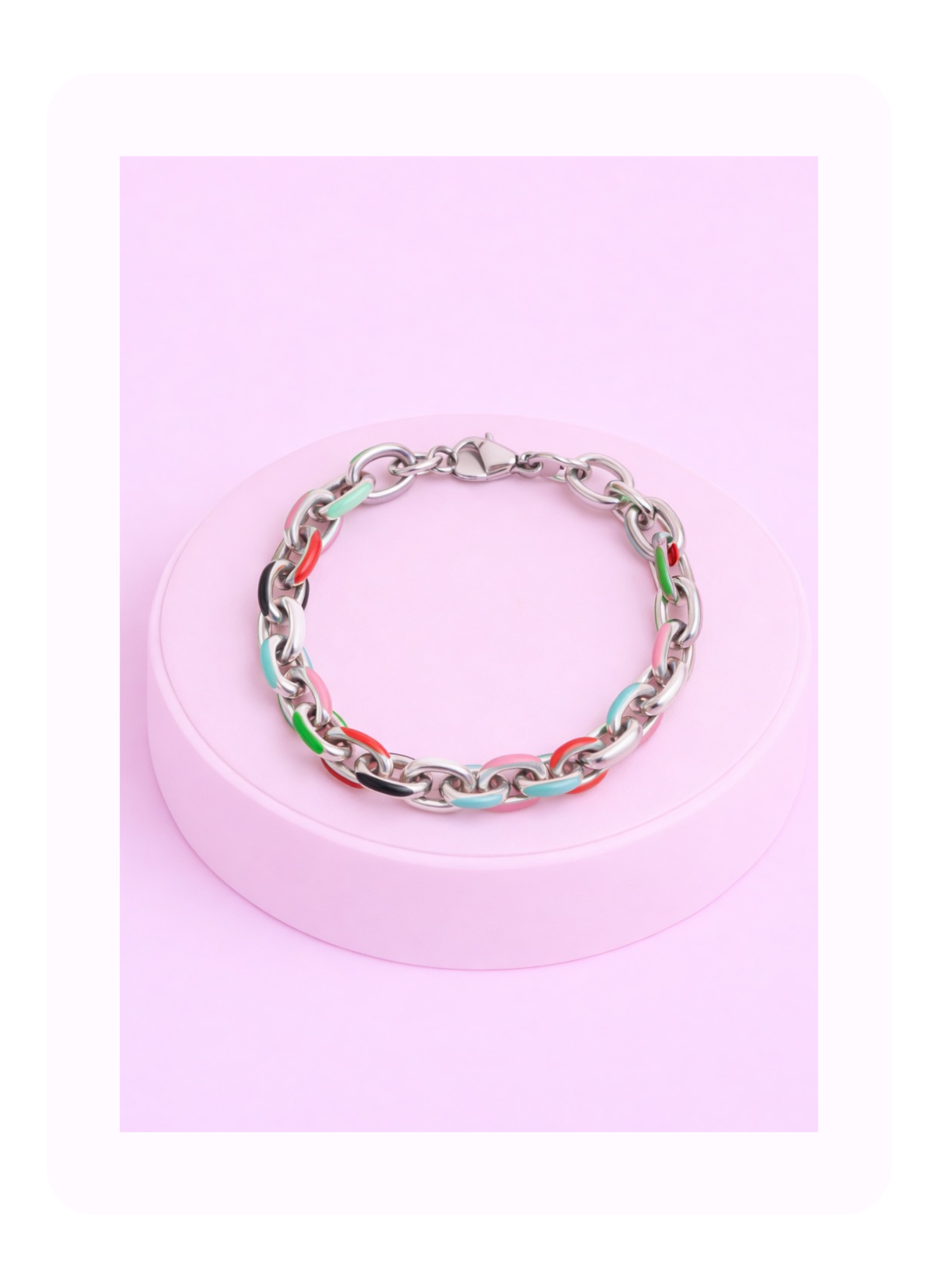Color Silver Bracelet