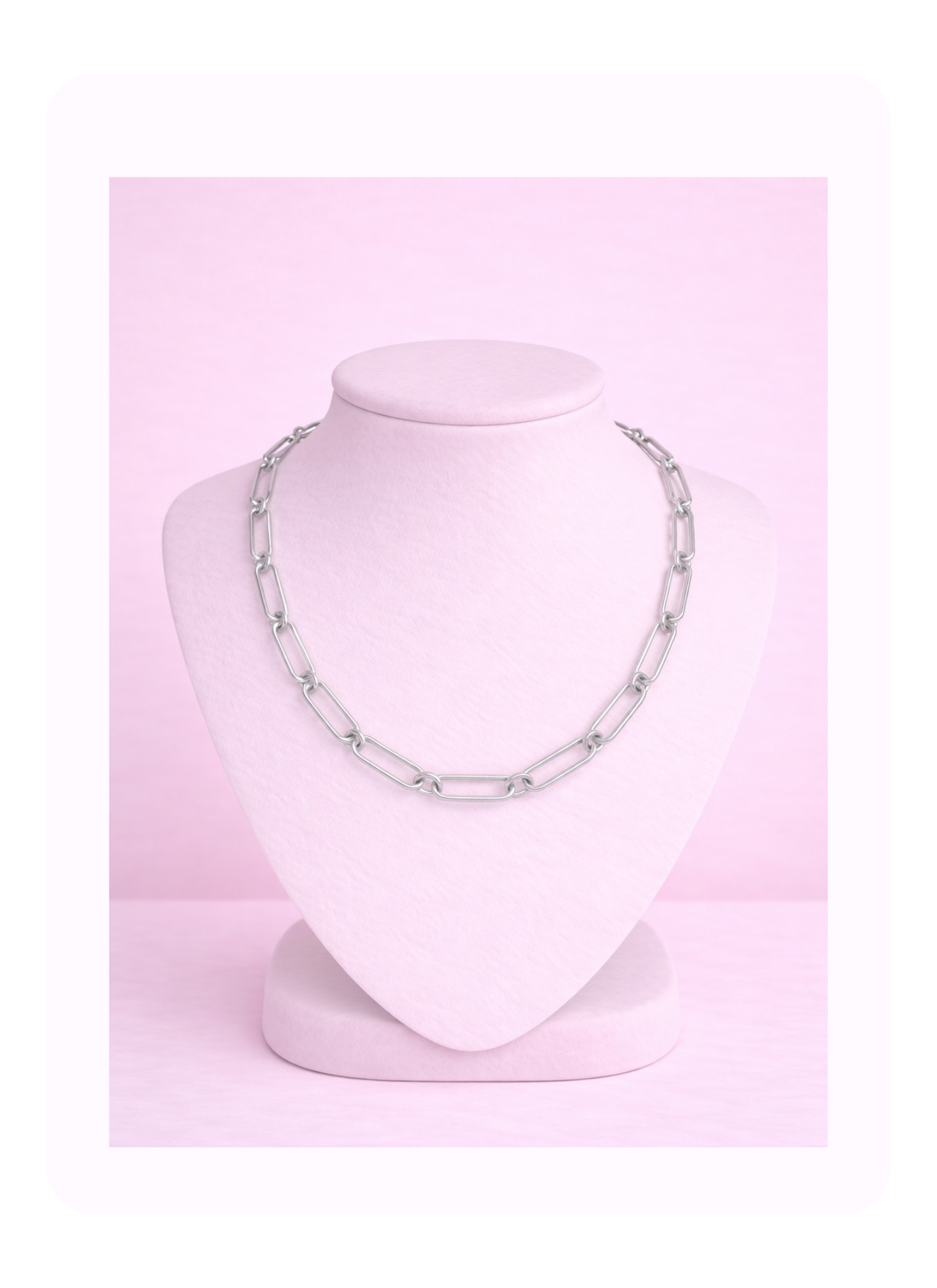 Clip Silver Necklaces