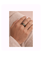 Obsidian Unisex Ring