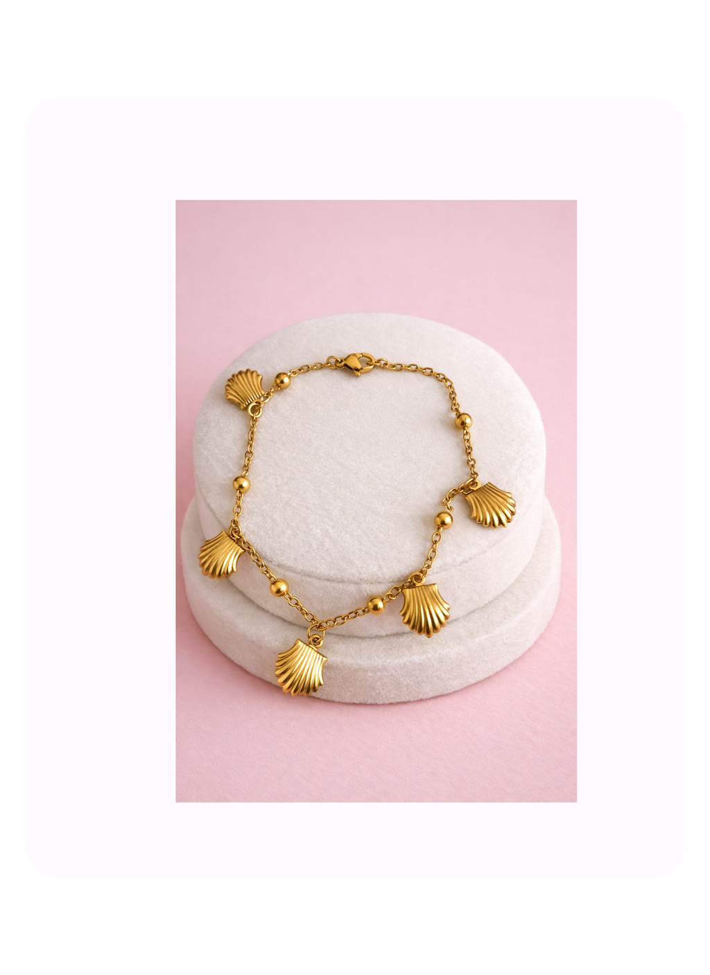 Golden Seashell Bracelet