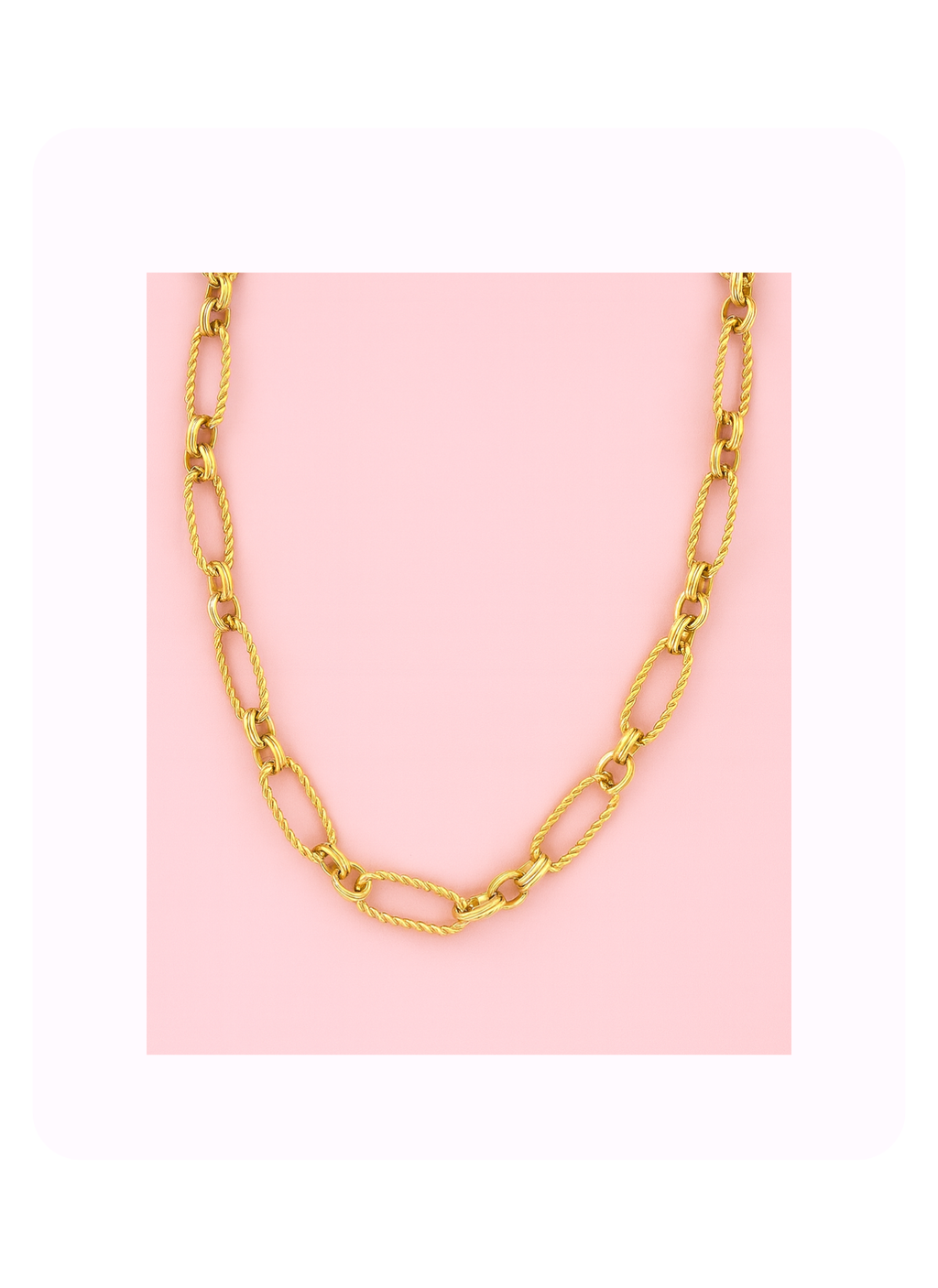 Rope Link Luxe Necklace