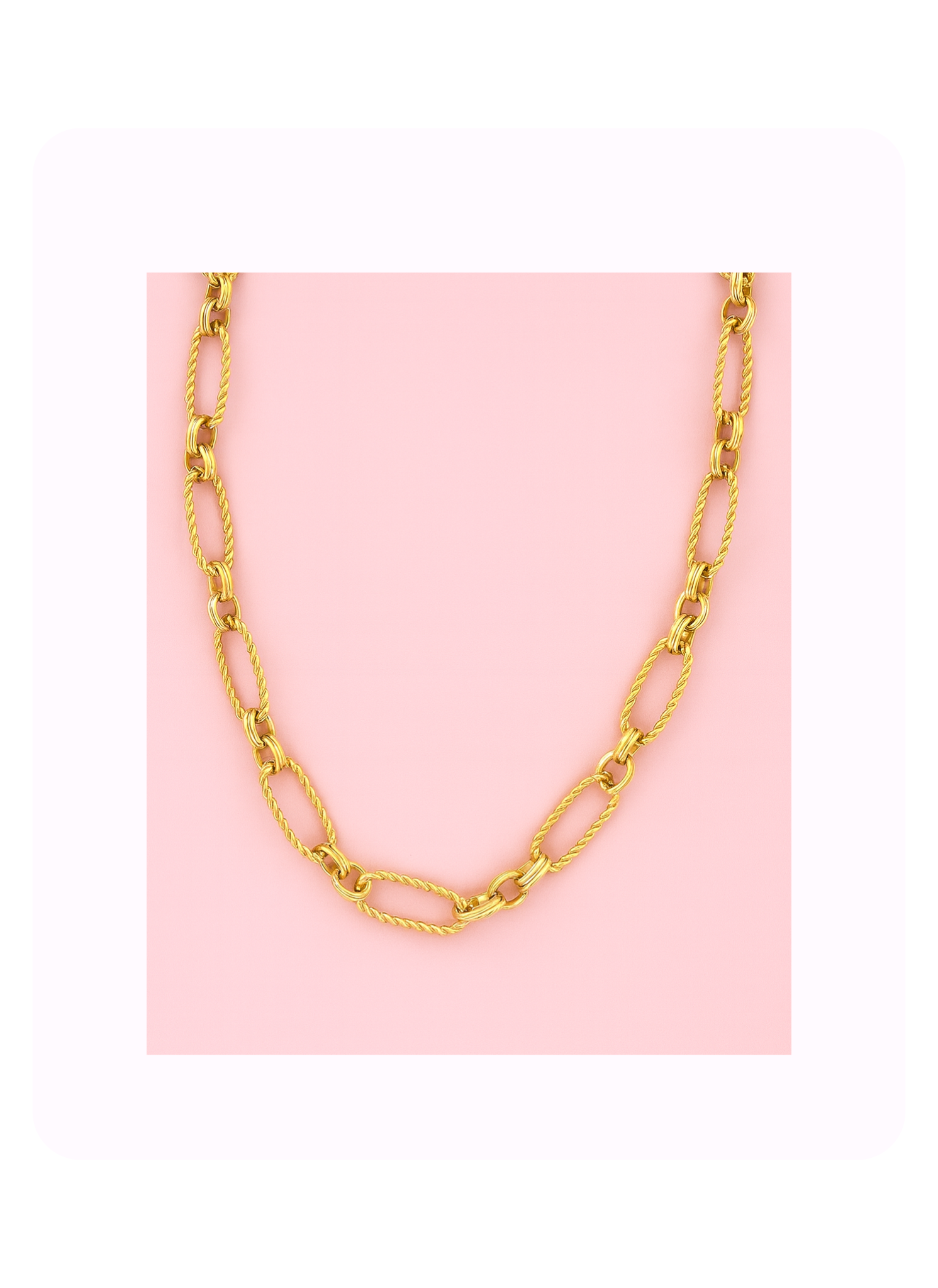 Rope Link Luxe Necklace