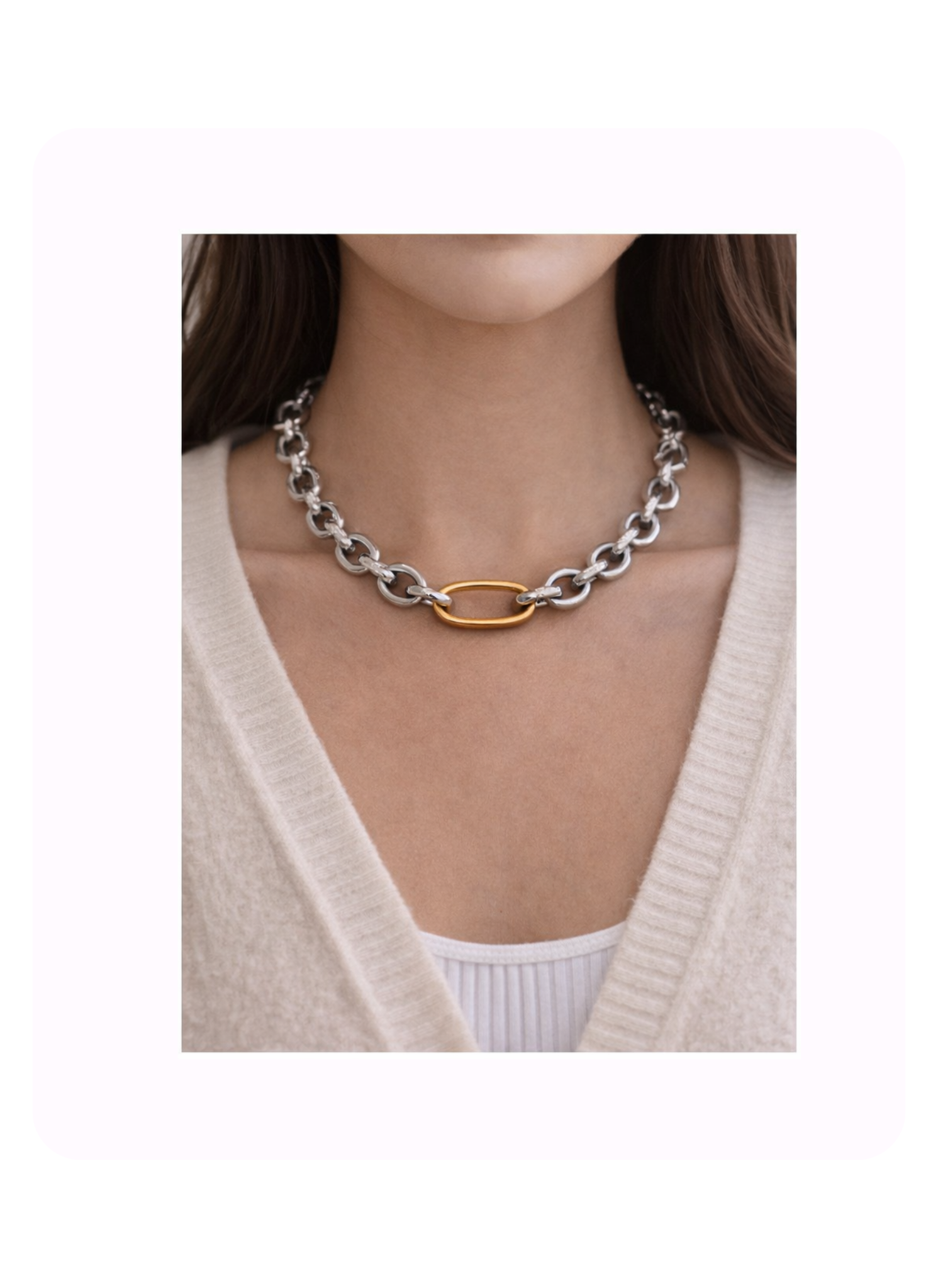 Two-Tone Luxe Necklace